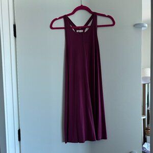Silence and Noise Swing Tunic Dress Small Purple